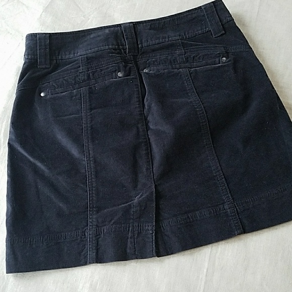 Athleta Roseville Velvet‎ Mini Skirt 0 Dark Grey - Picture 6 of 8